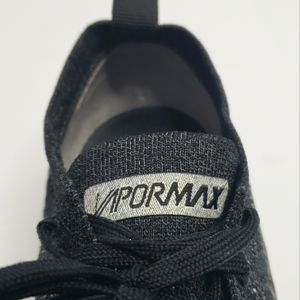 Nike VaporMax Fly Knit Triple Black 942842-012 Men's 9.5 - Picture 10 of 11